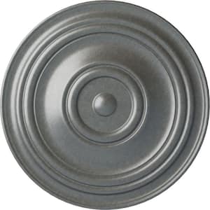31-1/2 in. x 2-1/2 in. Traditional Urethane Ceiling Medallion (Fits Canopies up to 8-1/4 in.), Platinum