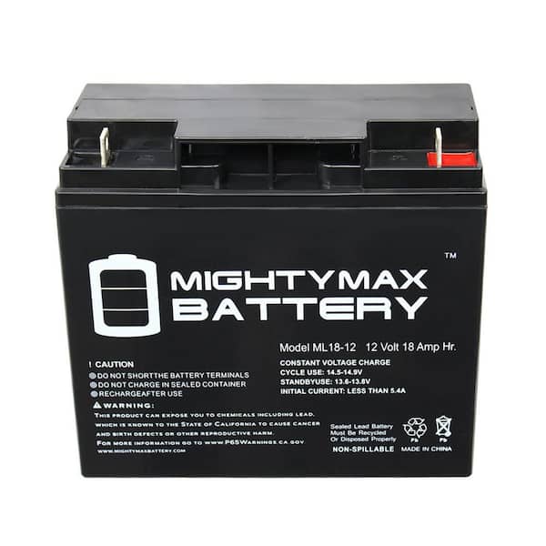 MIGHTY MAX BATTERY 12-Volt 18AH Sealed Lead Acid Battery