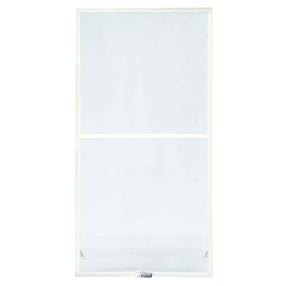 27-7/8 in. x 50-27/32 in. 200 and 400 Series White Aluminum Double-Hung Tru