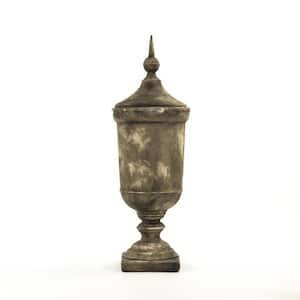 Large Resin Decorative Urn with Top