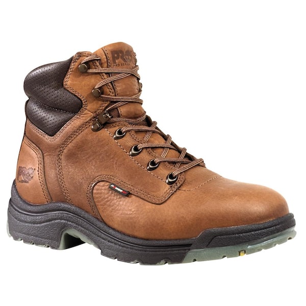 Men's TiTAN 6'' Work Boots - Alloy Toe - Coffee Size 10(M)