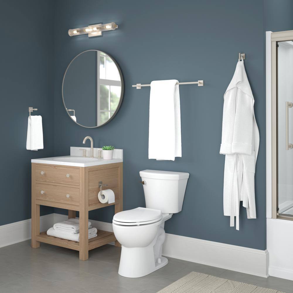 Nash Brushed Nickel 4-Piece Bathroom Hardware Set