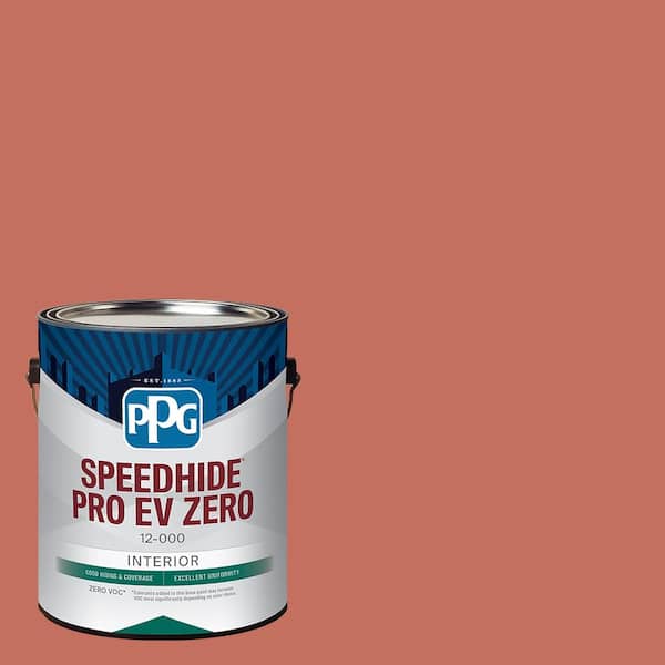 SPEEDHIDE Pro-EV Zero 1 gal. PPG1191-6 Cajun Spice Semi-Gloss Interior Paint