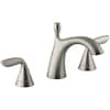 KOHLER Williamette 8 in. Widespread 2-Handle Bathroom Faucet with Drain ...