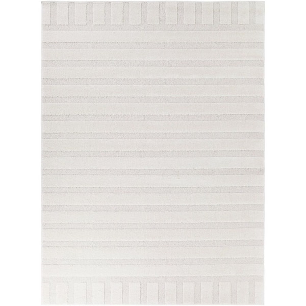 5 ft. x 7 ft. Cream Derrida Area Rug