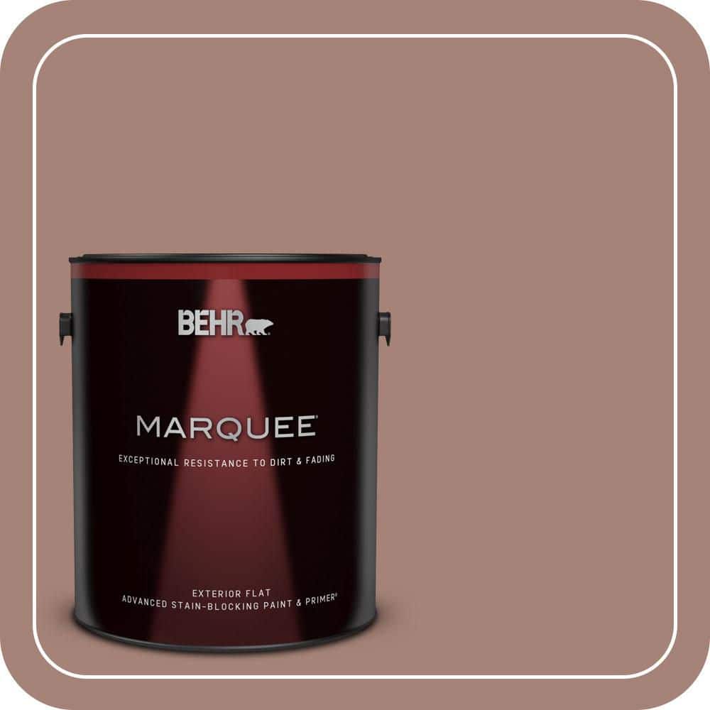 1 gal. Home Decorators Collection #HDC-NT-07 Hickory Branch Flat Exterior Paint & Primer -  BEHR MARQUEE, MQ132301