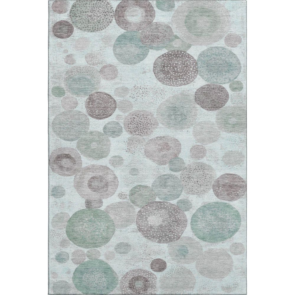 Mayfield Premium Machine Washable Abstract AMF1896 Mint 3 ft. x 5 ft. Area Rug price history on PriceWatchPro