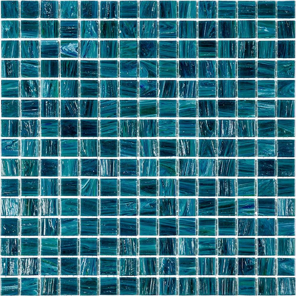 "Celestial 4"" x 6"" Glossy Skobeloff Green Glass Mosaic Uniform square Wall & Floor Sample Tile 0.13 sq. ft./Piece 1-Pack" price history on PriceWatchPro