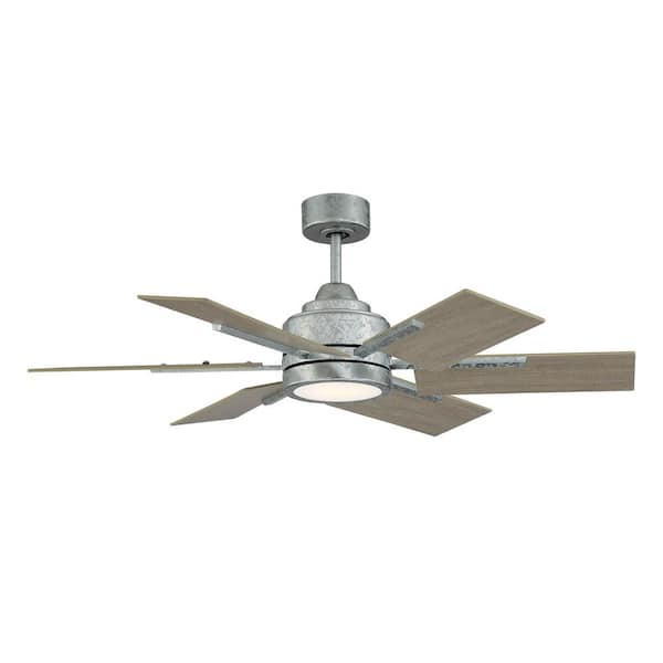 Integrated Led Matte Black Ceiling Fan, Black Ceiling Fan No Light Home Depot