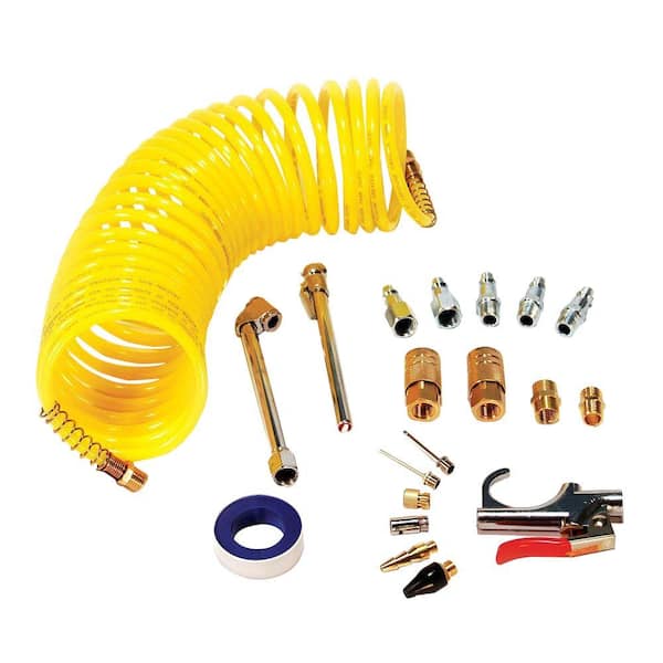 Air Compressor Accessory Tool 5 Meters Spiral Hose Blow Gun For Cleaning Kits 
