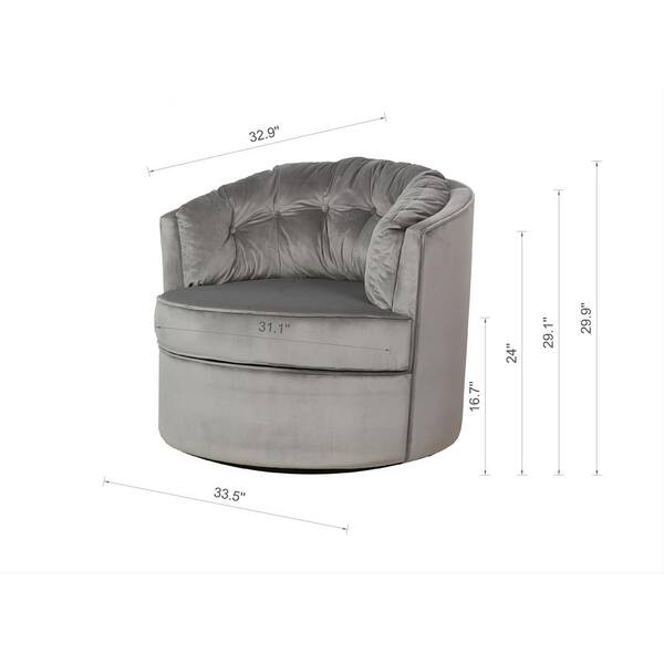 light grey comfy chair