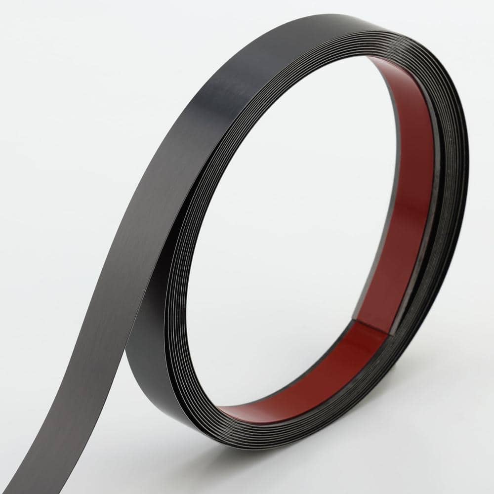 Brushed Metal Peel and Stick Trim 0.4 in D x 196 in L Stainless Steel Finish Flexible Moulding 4-Pack price history on PriceWatchPro