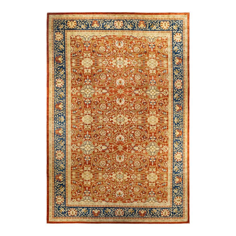 Eclectic One-of-a-Kind Handmade Orange 18 ft. 5 in. x 12 ft. 5 in. Indoor Area Rug price history on PriceWatchPro