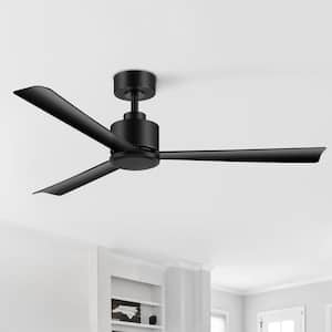 Addison 52 in. Indoor 6 Speeds Black Ceiling Fan with Remote Control and Downrod Included