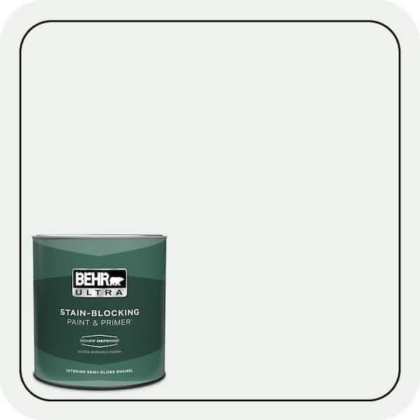BEHR ULTRA 1 qt. #ECC-65-2 Mineral Spring Extra Durable Semi-Gloss Enamel Interior Paint & Primer