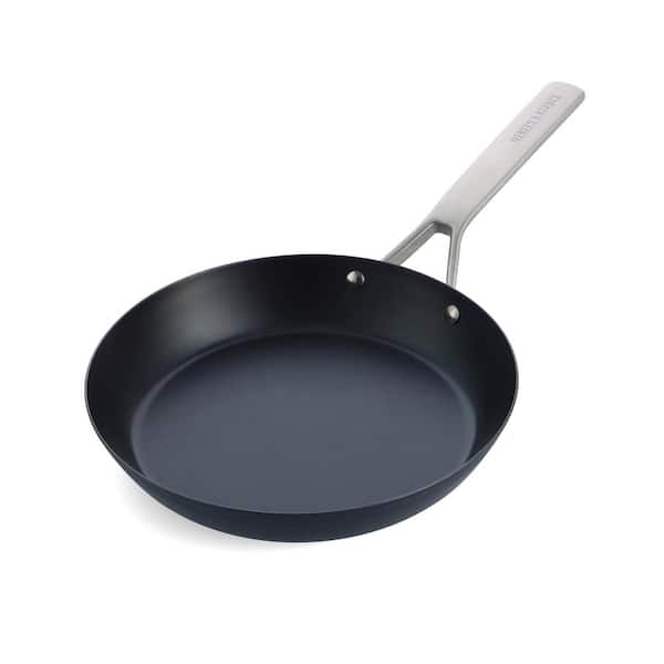 Legend Cast Iron Skillet with Lid, Large 12” Frying Pan with Glass Lid &  Silicone Handle for Oven, Induction, Cooking, Pizza, Sauteing, Grilling