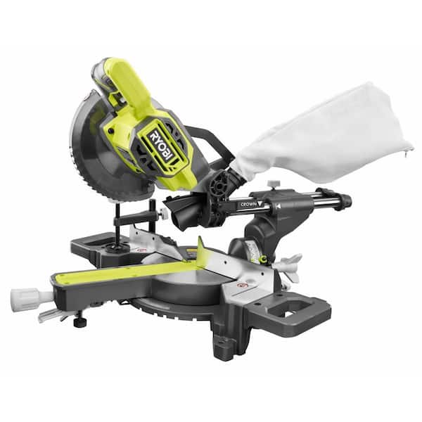 RYOBI 15 Amp 10 in. Corded Sliding Compound Miter Saw and Universal Miter  Saw QUICKSTAND TSS103-A18MS01G - The Home Depot