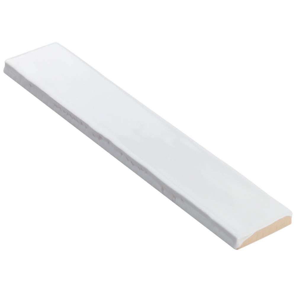 Brookline White 2" x 10" Polished Ceramic Subway Wall Tile