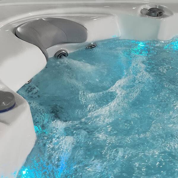 AquaLife Scenic 6-Person 69-Jet 240 V Spa Hot Tub with Lounger 4