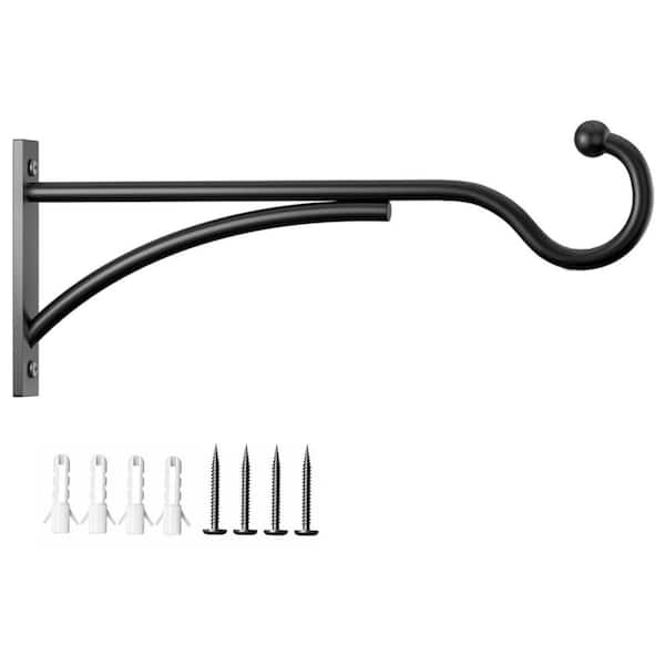 11 in. Iron 30 lb. Load Capacity Wall-Mounted Hooks 1-Pack