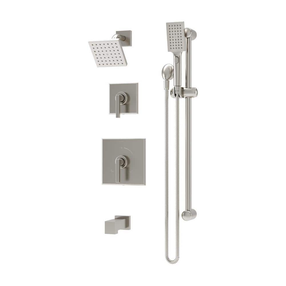Duro Hydro Mersion Tub and Shower Trim Kit with 2-Handles and Hand Spray (Valve Not Included) price history on PriceWatchPro