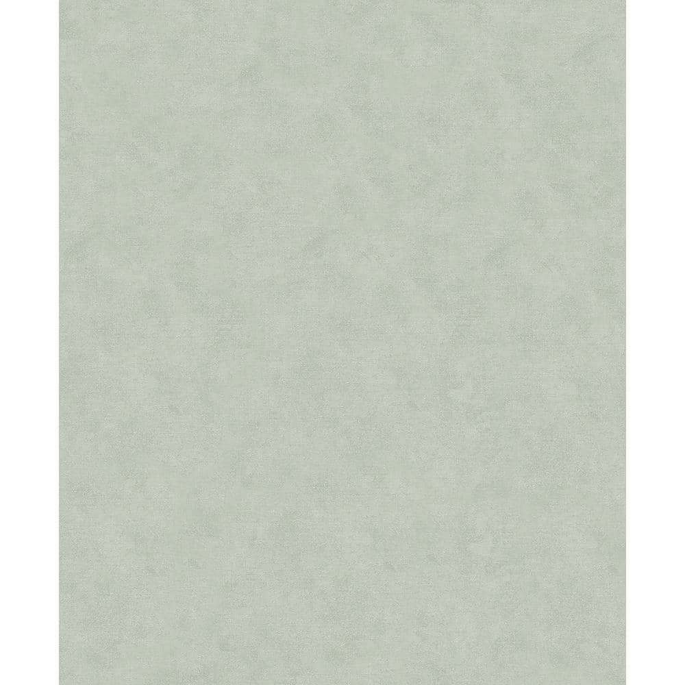 Flora Collection Green Plain Texture Pearlescent Finish Non-Pasted Vinyl on
