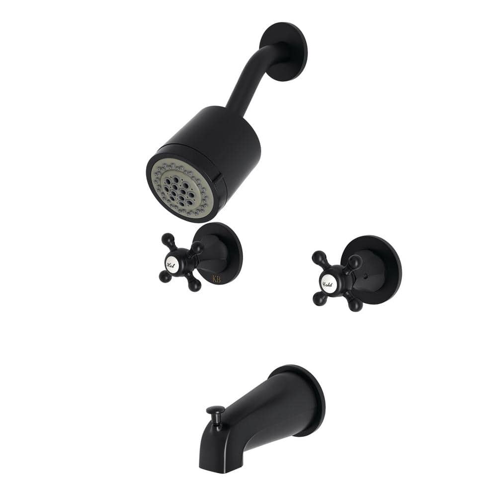 Metropolitan 2-Handle 2-Spray Tub and Shower Faucet in Matte Black (Valve Included) price history on PriceWatchPro