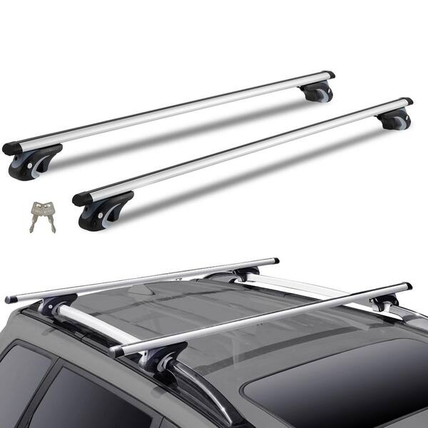 Universal Aluminum Roof Rack Cross Bars & Cargo Basket – 68KG Capacity, 160cm