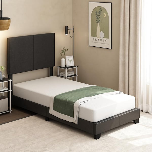 Furinno Tidur Twin XL Medium Firm Cooling Gel 8 in. Bed-in-a-Box Memory Foam Mattress