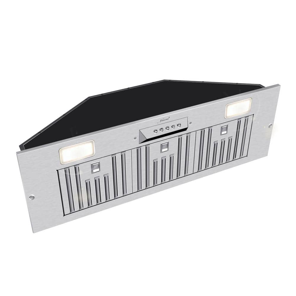 36 in. 600 CFM Ducted Insert Range Hood in Stainless Steel