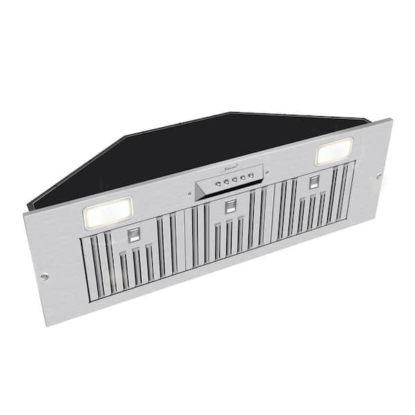 Akicon 36 in. 600 CFM Ducted Insert Range Hood in Stainless Steel