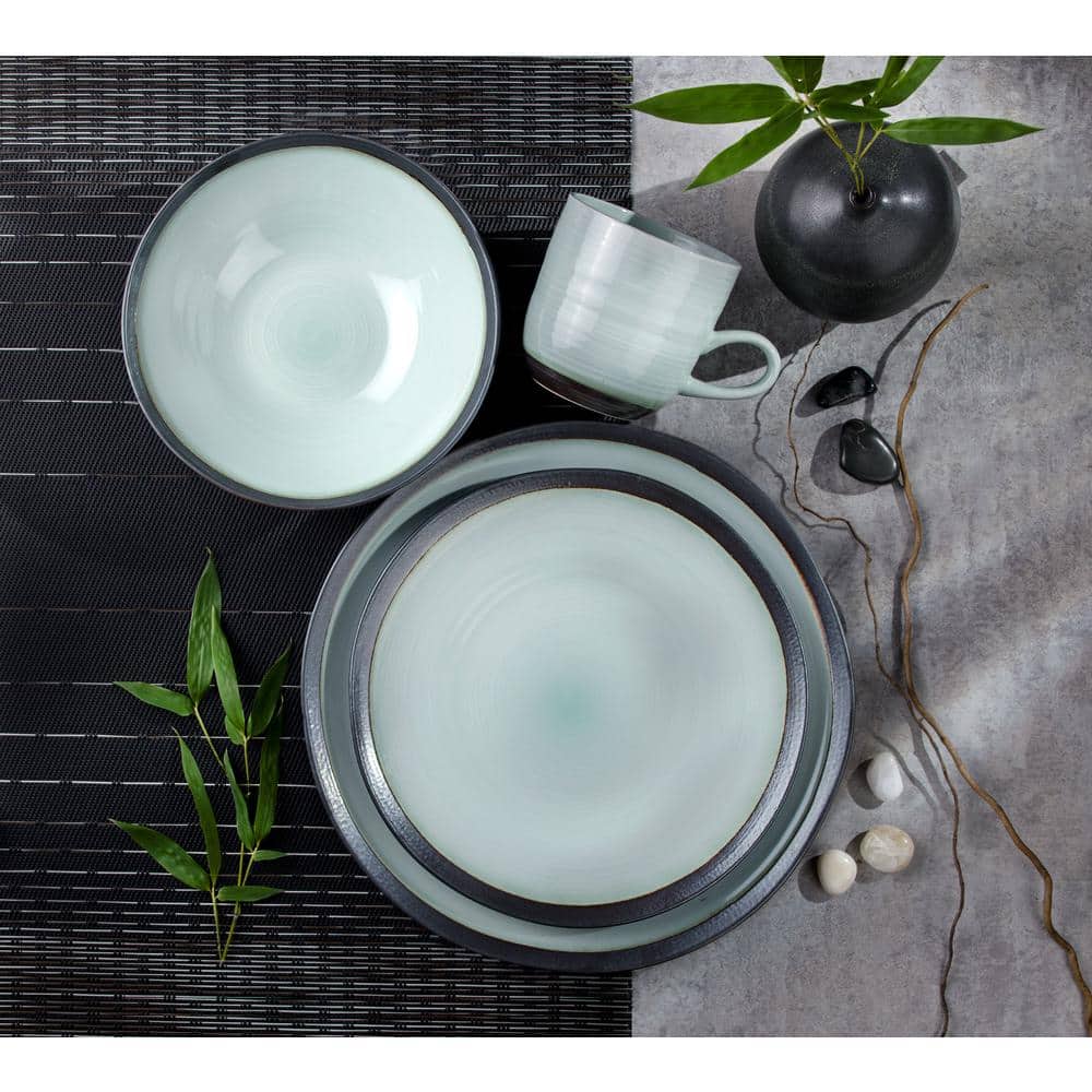 Diana 16 Piece Coastal Porcelain Dinnerware Set