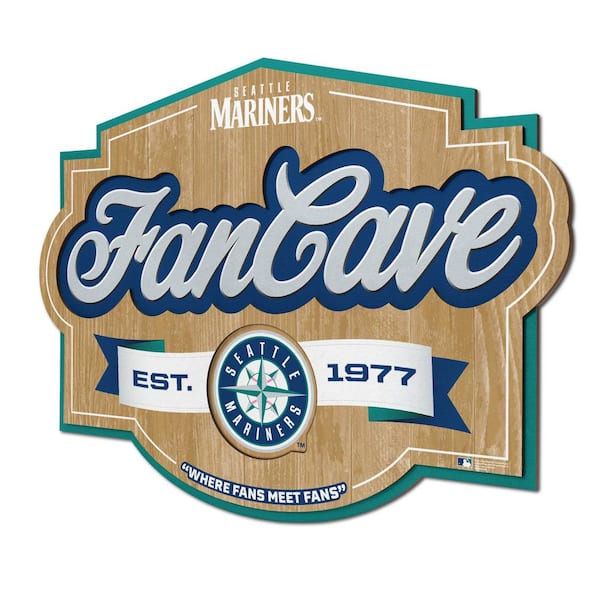 YouTheFan MLB Seattle Mariners Fan Cave Decorative Sign 1903356