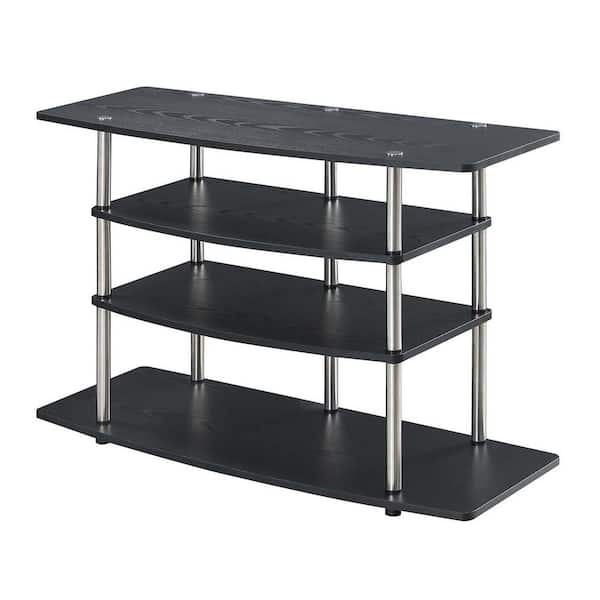 Unbranded Designs2Go Highboy 42 in. Black TV Stand Fits up to 43 in. TV