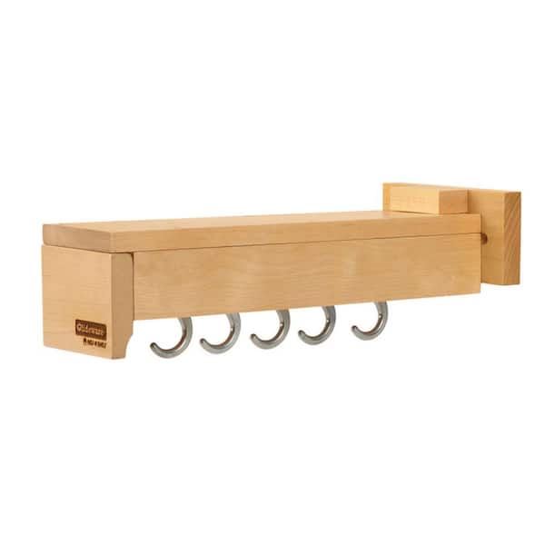 Rev-A-Shelf Maple Pull Out Organizer Hooks with Ball Bearing Slide System