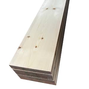1 in. x 6 in. x 8 ft. Premium Pine S4S Common Board (5-Pack)