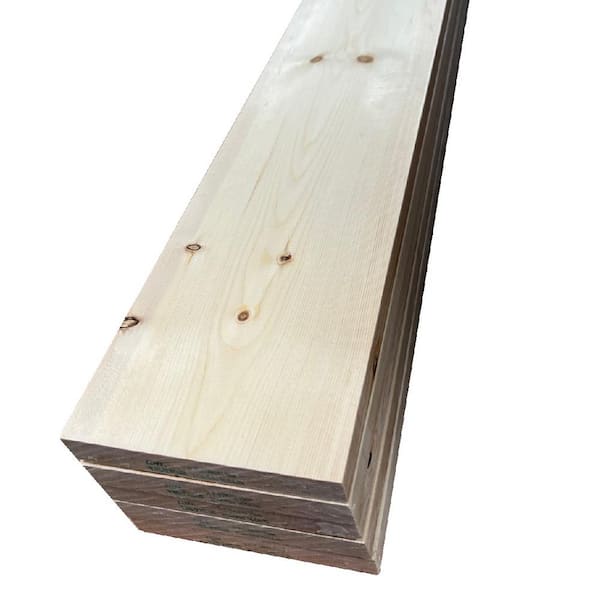 Unbranded 1 in. x 6 in. x 8 ft. Premium Pine S4S Common Board (5-Pack)