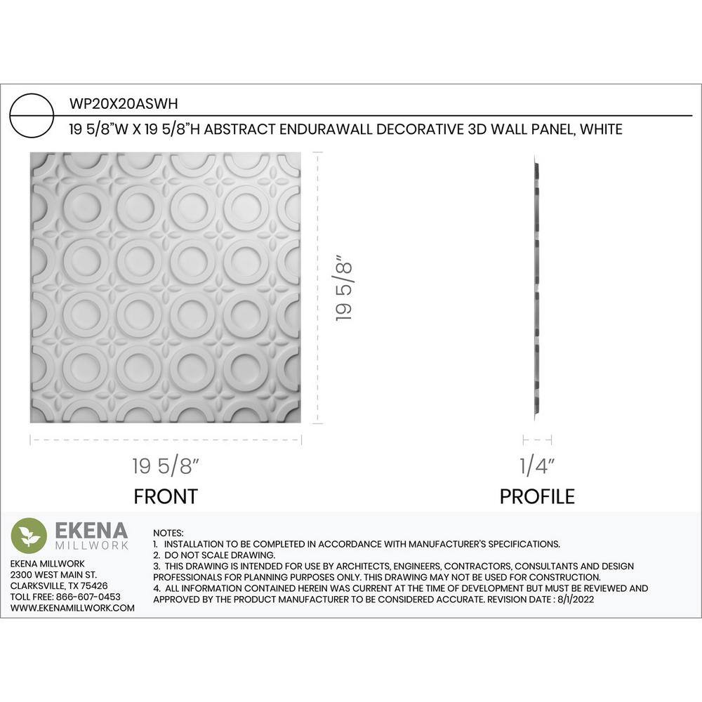 White Geometric Textured 3D PVC Wall Panels, 50-Pack