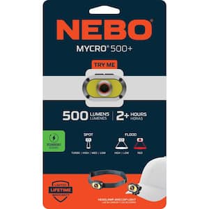 Mycro 500 Lumens Rechargeable Headlamp