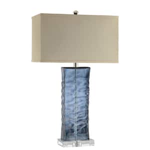 Maiden 29.25 in. Blue Table Lamp