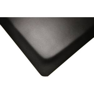 Rhino Anti-Fatigue Mats Industrial Smooth 4 ft. x 25 ft. x 1/2 in. Anti-Fatigue Commercial Floor Mat, Black IS48X25