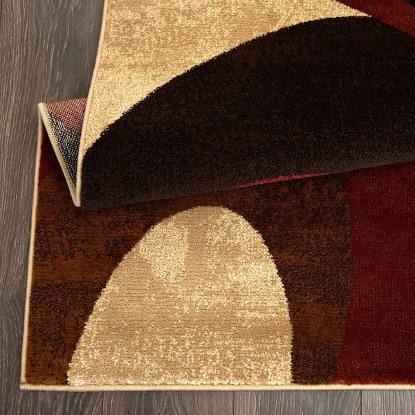 Abstract Brown/Red 7'10"x10'6" Details about   Home Dynamix Tribeca Slade Modern Area Rug 