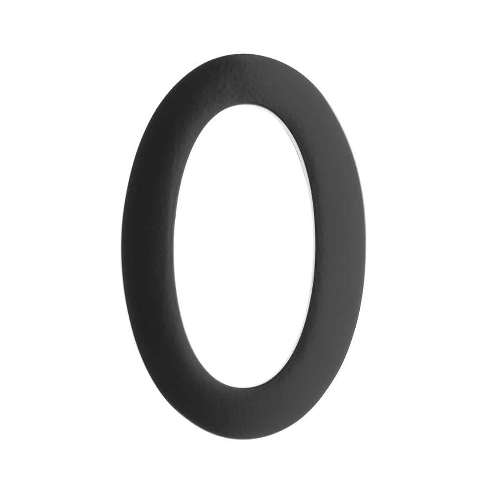 4 in. Black Floating House Number 0 price history on PriceWatchPro