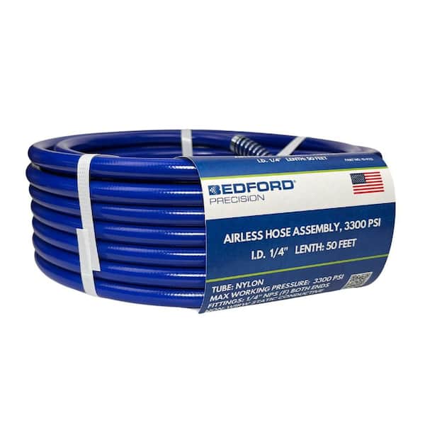 BEDFORD 50 ft. x 1/4 in. 3300 PSI Airless Hose Assembly 13