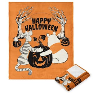 Disney Winnie the Pooh Halloween Pals Multi Color Silk Touch Throw