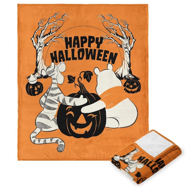 THE NORTHWEST GROUP Disney Winnie the Pooh Halloween Pals Multi Color Silk Touch Throw