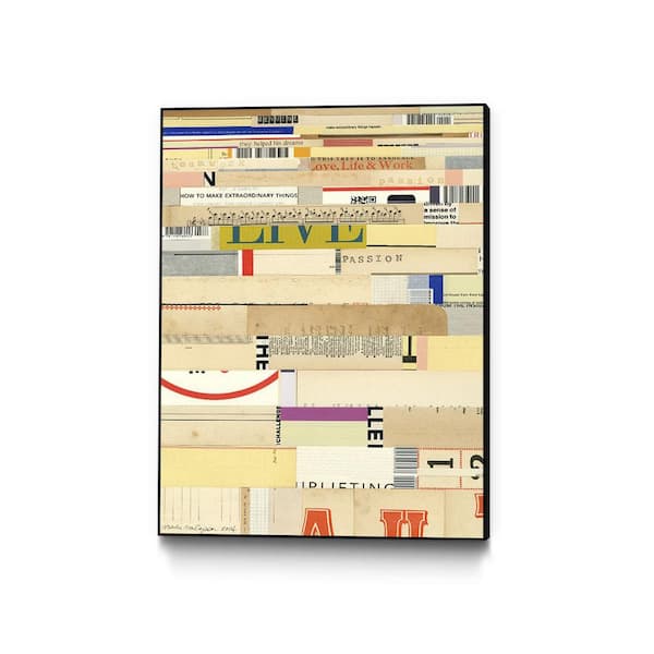 Unbranded 30 in. x 40 in. "True II" by Nikki Galapon Framed Wall Art