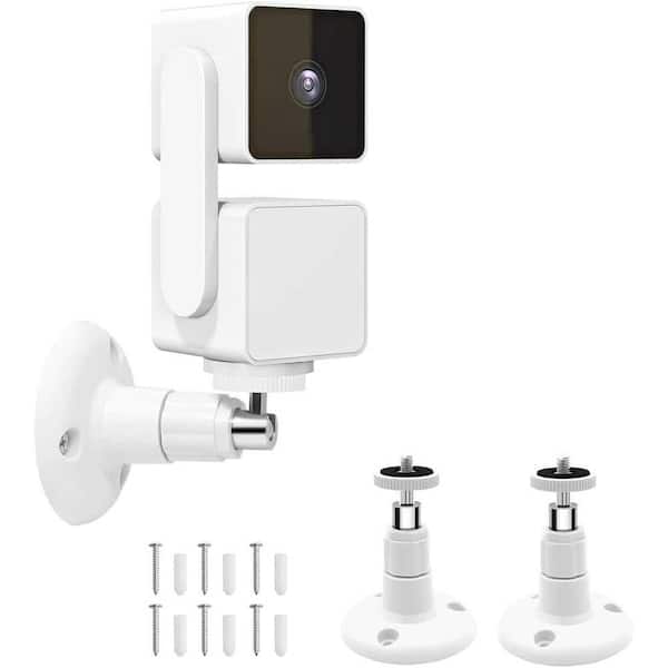 Adrinfly 2-Pack Adjustable 360° Swivel Wall Mount for Security Cameras