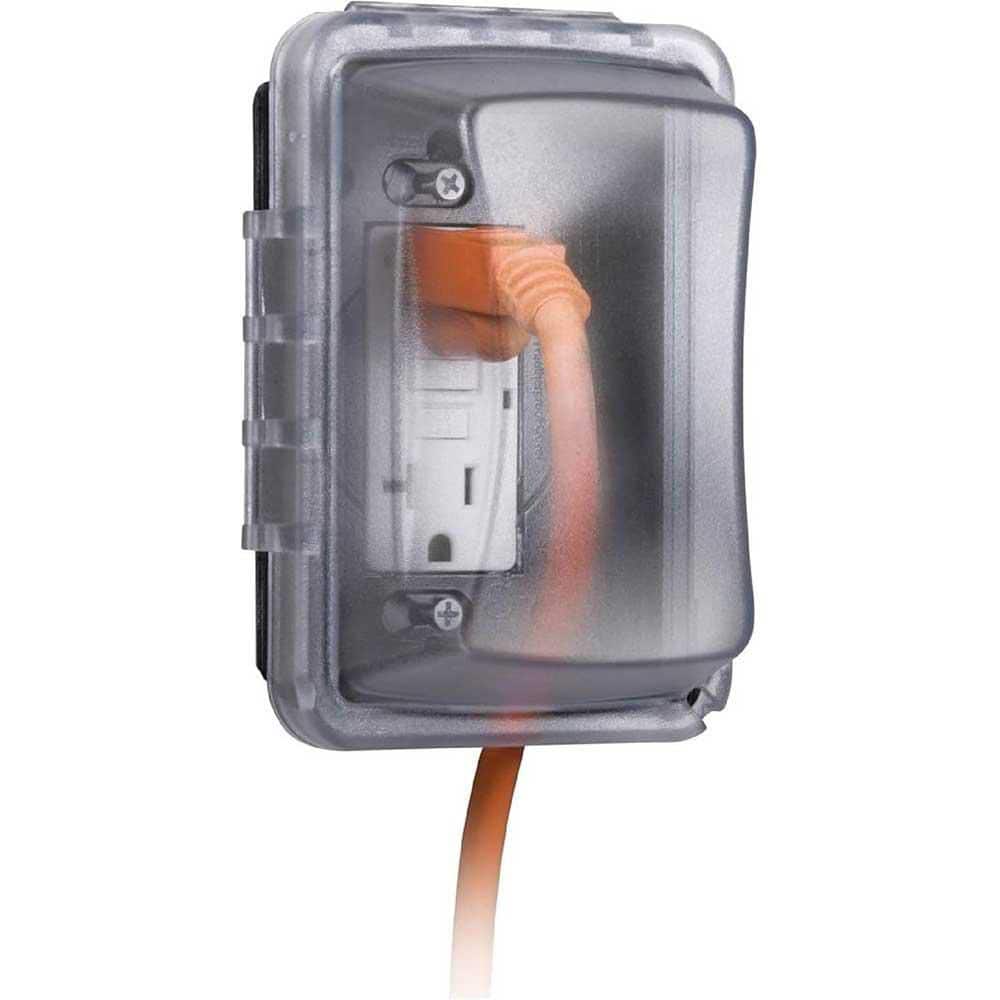 Single Horizontal/Vertical Mount 1-Gang Weatherproof In-Use Electrical Outlet Cover for Home Improvement, 2.75 in. Clear price history on PriceWatchPro