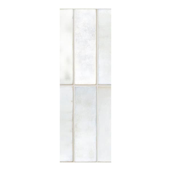 Spanish Artis 4 in. x 12 in. x 9mm Glazed Porcelain Wall Tile Clay-Sample